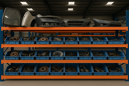 Automotive parts storage
