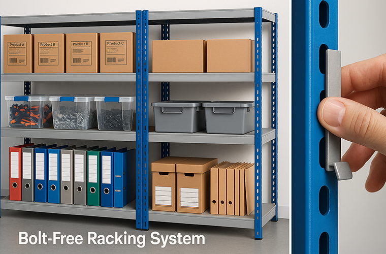 Bolt-Free Shelving Systems in UAE