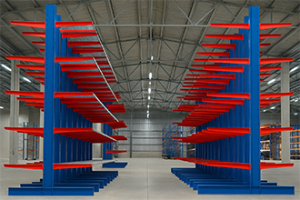 Cantilever Racking Systems Open front for unrestricted access