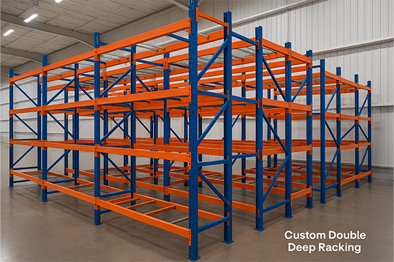 Customized Double Deep Racking – Modular Design