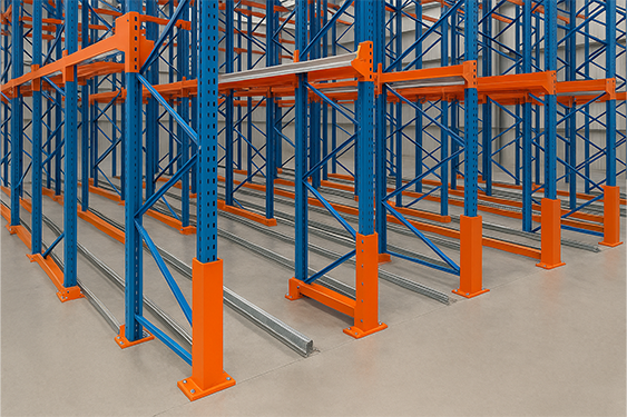 Drive-In Rack with Cantilever Entry Frame