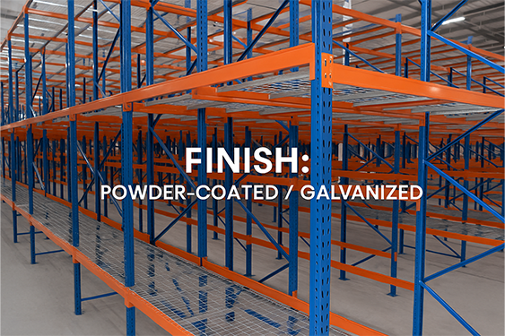 Finish Powder-coated galvanized