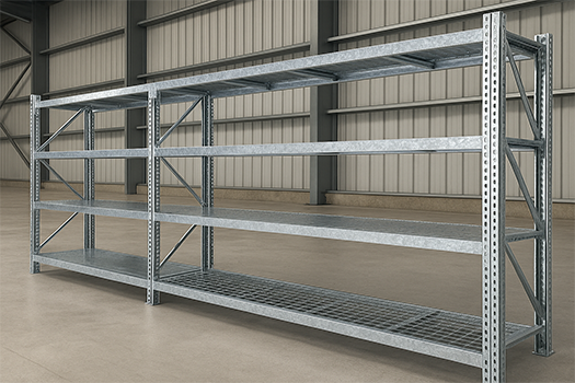 Galvanized Long Span Shelving