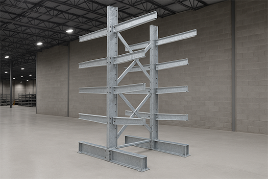 Heavy Duty Cantilever Rack – Galvanized Steel