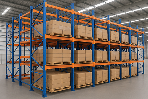 Heavy Duty Double Deep Racking – High Bay