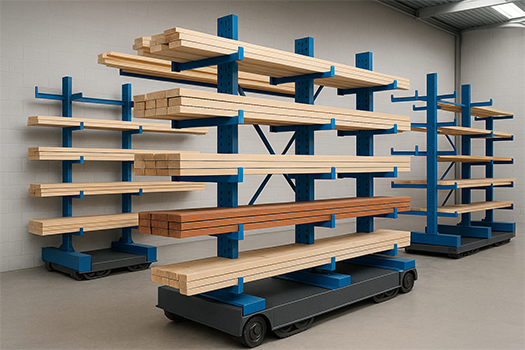 Mobile Cantilever Racking System