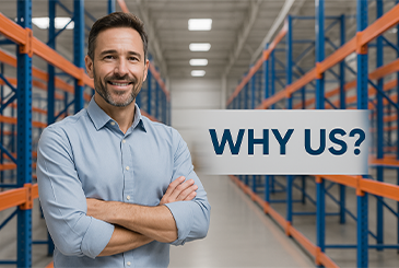 Why us for racking and shelving