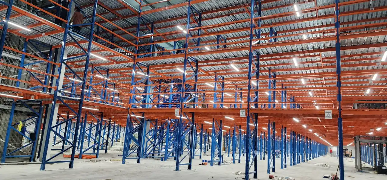 Racking solutions in UAE – heavy-duty warehouse pallet racking installed by Metal Masters in Dubai