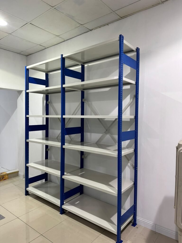 Boltless shelving racks supplied in Dubai