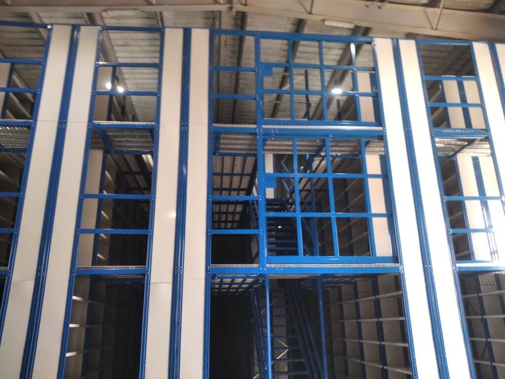 Mezzanine racking system installed in Dubai